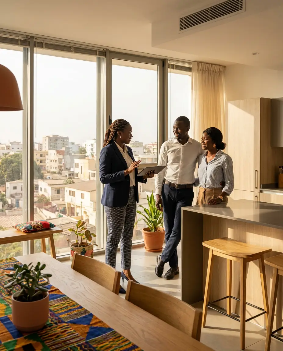 Exemple de post immobilier : Une matinée de visites avec l'agence